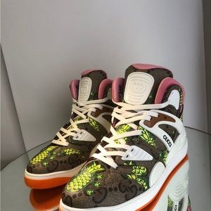 gucci pineapple collection sneakers barely used